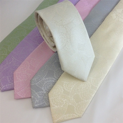 B1700 ZAZZI Paisley Wedding Tie