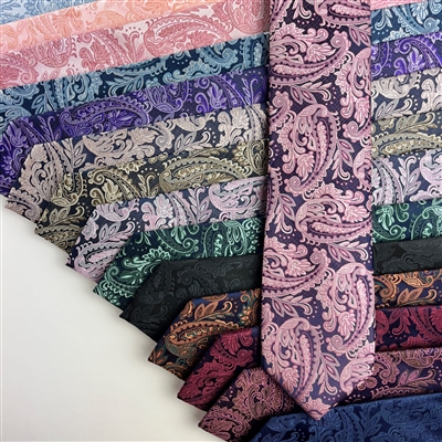 B1863 Montagu Solid Fine Rib Weave Ties