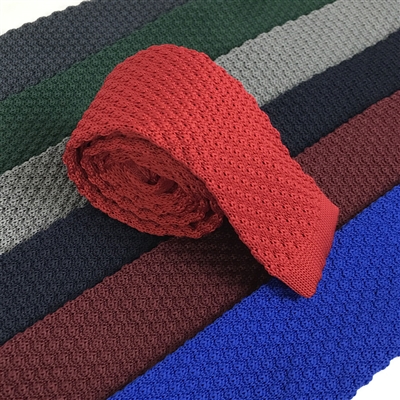 Honeycomb Stitch Knitted Ties