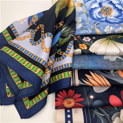 B1764 Satin Polyester Pocket Square