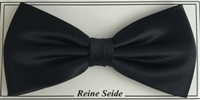 Silk bow in solid colour