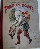 Antique Movable Book Puss In Boots - The Pictorial Moving Picture Books. Puss In Boots - This copy is actually a  "Sully and Kleinteich" First edition!  Published in 1914
Very Good original condition !