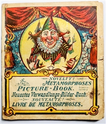 ovelty! Metamorphoses picture book - Antique movable slice flap book