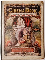The Cinema Book The Little Green Man of the Sea -  Includes original Cinemascope - early movable book