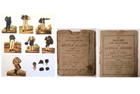 THE HISTORY AND ADVENTURES OF LITTLE HENRY 1810 second edition paper doll book with all figures head and four hats