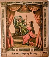 G. Loewensohn 1880s theatrical pop-up diorama â€“ Awake Sleeping Beauty