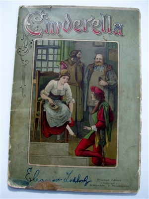 SOLD - Cinderella - tissue paper antique pop-up book