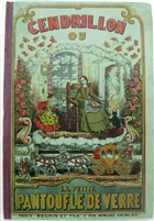 Rare French edition of Deanâ€™s New Scenic Books No 3 Cendrillon movable pop-up book Magnin et fils Paris 1860s with 8 hand-colored pull-up plates operated by silk ribbons