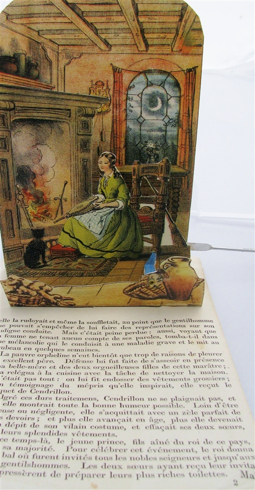 Cendrillon French Pop Up Book Deanâ€™s New Scenic ca 1860