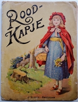 Rood Kapje Red Riding Hood Dutch edition of Dean Scenic Series 2 published by J Vlieger Amsterdam circa 1899 with original pictorial cover and double page pop up