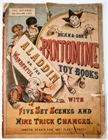 Dean & Son Home Pantomime Toy Books with Five Set Scenes & Nine Trick Changes: Aladdin or the Wonderful Lamp - Original dean 1879 softcover in very good condition