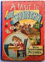 Dean Surprise Model Book double edition A Visit to the Country and Seaside Fun ca 1892 with original string-activated pop-ups by Dean and Son London in excellent working condition