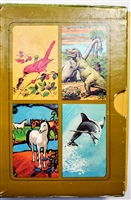 Hallmark's First pop-up book! Scarce complete set of 4 mini pop-up books in their original  slipcase -  "The Collection of Hallmark Animal Pop-Up-Books"