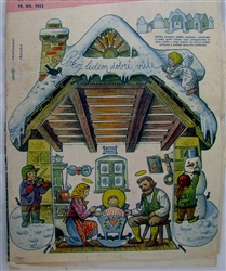 Kubasta Nativity Lidov Betlem