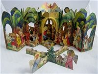 Kubasta Nativity Vanocni Betlem pop-up sene