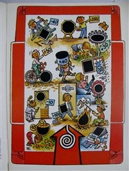 Rare Kubasta Holiday Roulette cut out game Prazdninova ruleta 1978 uncut magazine insert