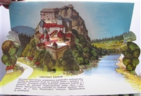 Kubasta Slovenske hrady a zamky pop-up castles book Volume 1 1972 Orbis