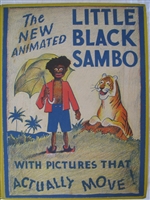 Antique movable book The New Animated Little Black Sambo 1933 complete with original working animations
