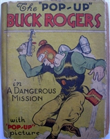 Buck Rogers pop-up book 1934 Blue Ribbon Midget Series with color pop-up and 60 pages
