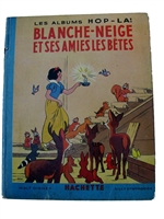 Blanche-Neige et Ses Amies les BÃªtes French Disney pop-up book with three animal-themed scenes, published by Hachette in 1938