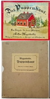 Das Puppenhaus pop up book by Lothar Meggendorfer published by J F Schreiber ca 1910 with original slipcase and six detailed scenes including interior rooms and outdoor settings