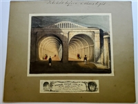 Spooner's Protean Views: The Thames Tunnel changing Queen Victoriaâ€™s 1837 Coronation Procession from Buckingham Palace