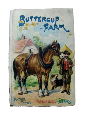 Antique Movable Book Raphael Tuck Buttercup Farm