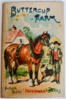 Father Tuck's Buttercup Farm Panorama Book by Raphael Tuck and Sons circa 1911 complete unpunched movable toy book
