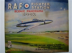 Father Tuck's RAF Fighter Station Panorama with Movable Pictures book Panorama