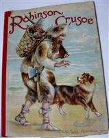 Raphael Tuck Mechanical Series - Robinson Crusoe Antique movable book