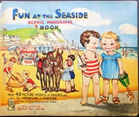 Raphael tuck fun at the seaside panorama with Movable Pictures