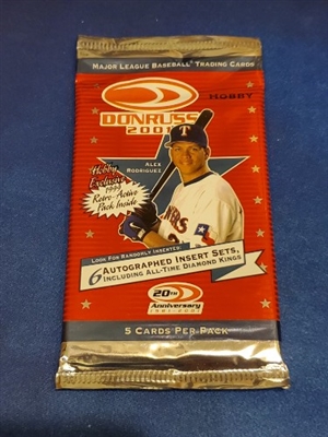 Old School 2001 Donruss Hobby Baseball