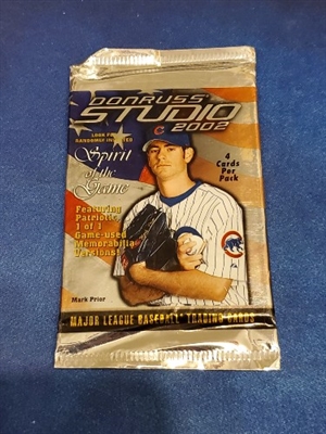 Old School 2002 Donruss Studio Hobby Baseball