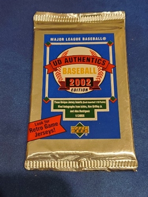 Old School 2002 UD Authentics Baseball