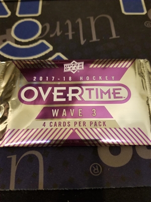 PICK A PACK 2017-18 UD Hockey Overtime Wave 3 Promo Packs