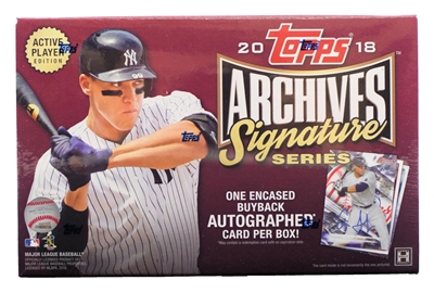 PICK A PACK 2018 Topps Archives Sig Series Active