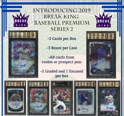 2019 Break Kings Baseball Series 2 Premium Case Break #2 (1 player) Old School Style