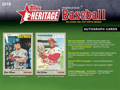 Pick a Pack 2019 Topps Heritage