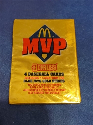 Old School 1992 Donruss MVP Mcdonalds Baseball