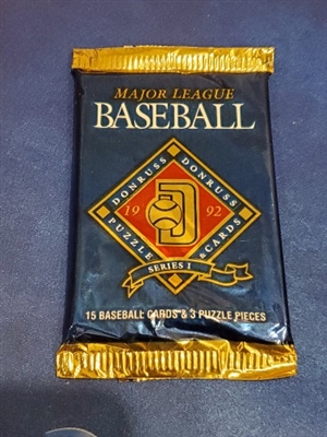 Old School 1992 Donruss Series 1 Baseball