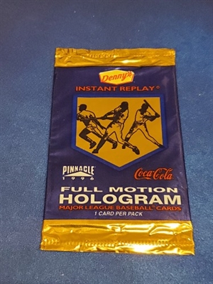 Old School 1996 Pinnacle Dennys Instant Replay Coke