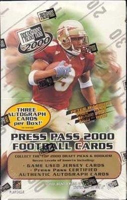 PAP 2000 Press Pass Football Hobby #1 (Brady)