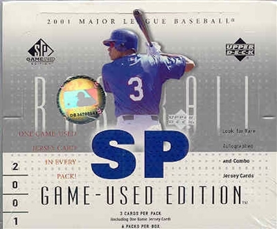 PAP 2001 SP Game Used Baseball #1 Ichoro, Pujols RC