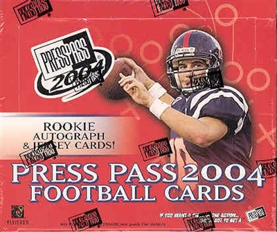 PAP 2004 Press Pass Football #1 ( Big Ben, Eli )