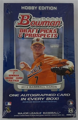 PAP 2012 Bowman Draft Picks Hobby Baseball #1