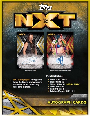 PAP 2017 Topps WWE NXT Wrestling Hobby #5