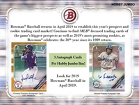 PAP 2019 Bowman Baseball JUMBO #32