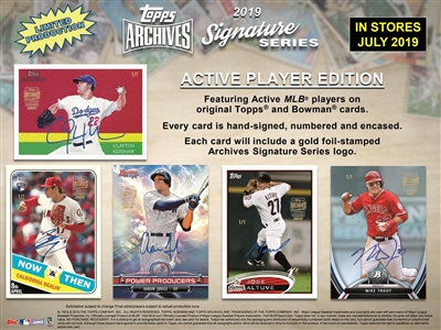 PAP 2019 Topps Archives Sig Series Active #1