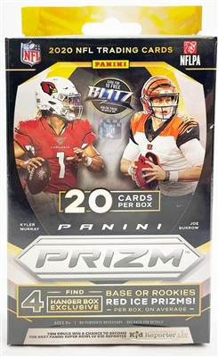 PAP 2020 Prizm Football Hanger Red Ice #1