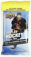PAP 2021-22 Upper Deck Hockey Series One FAT Pack #6